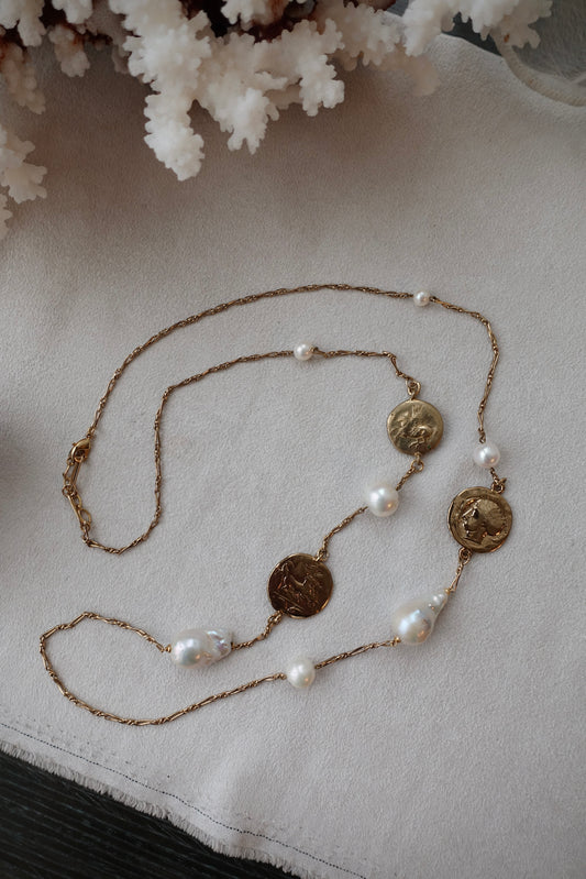 Ancient Coins x Baroque Pearls